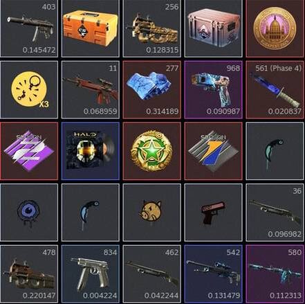    : Часть коллекции скинов Андрея Суховерхова