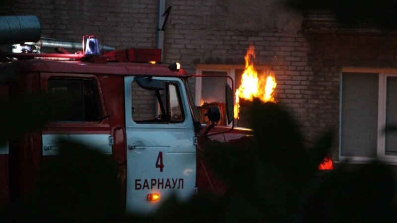     Пожар в жилом доме. altapress.ru