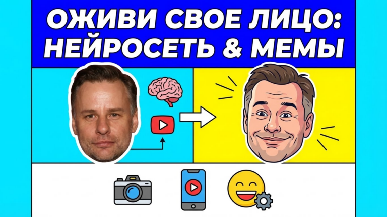    Как создать смешное видео с вашим лицом с помощью нейросети: анимируем мемы admin