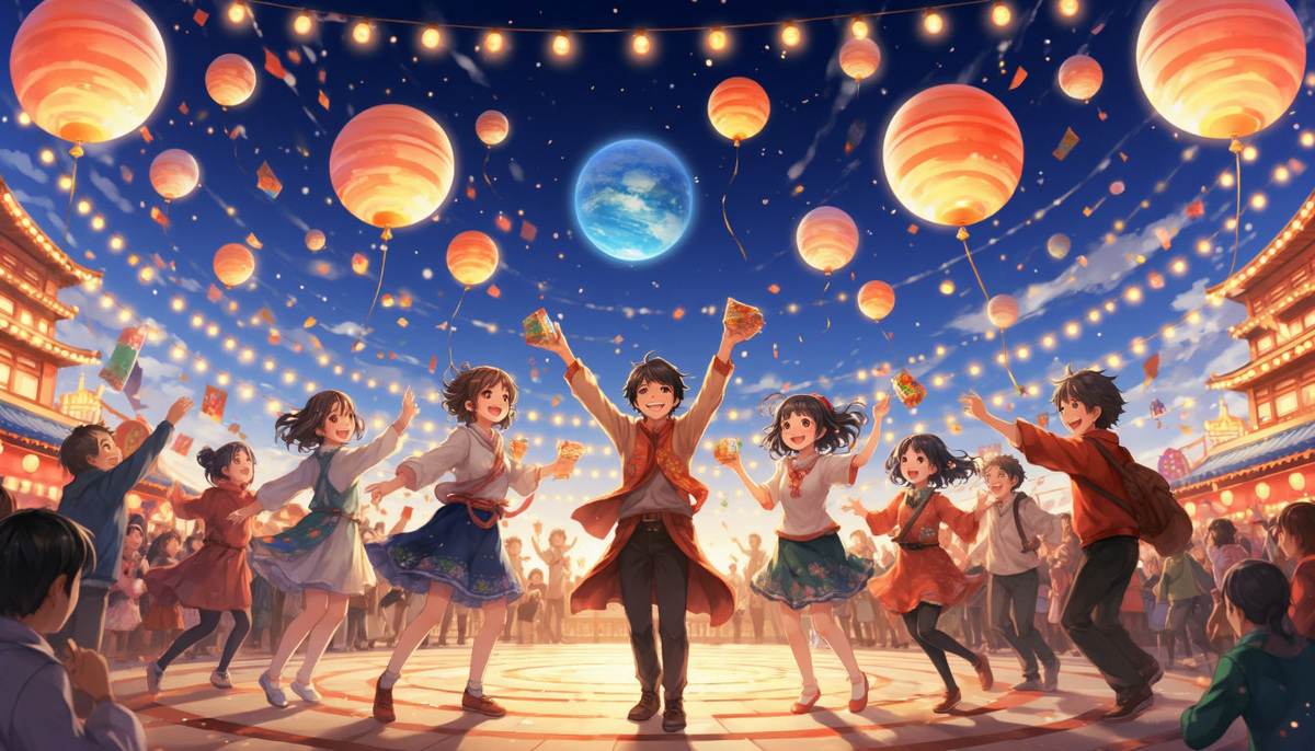 Приближается Новый Год, песенка про хоровод вокруг Солнца // Алиса Скайнетова