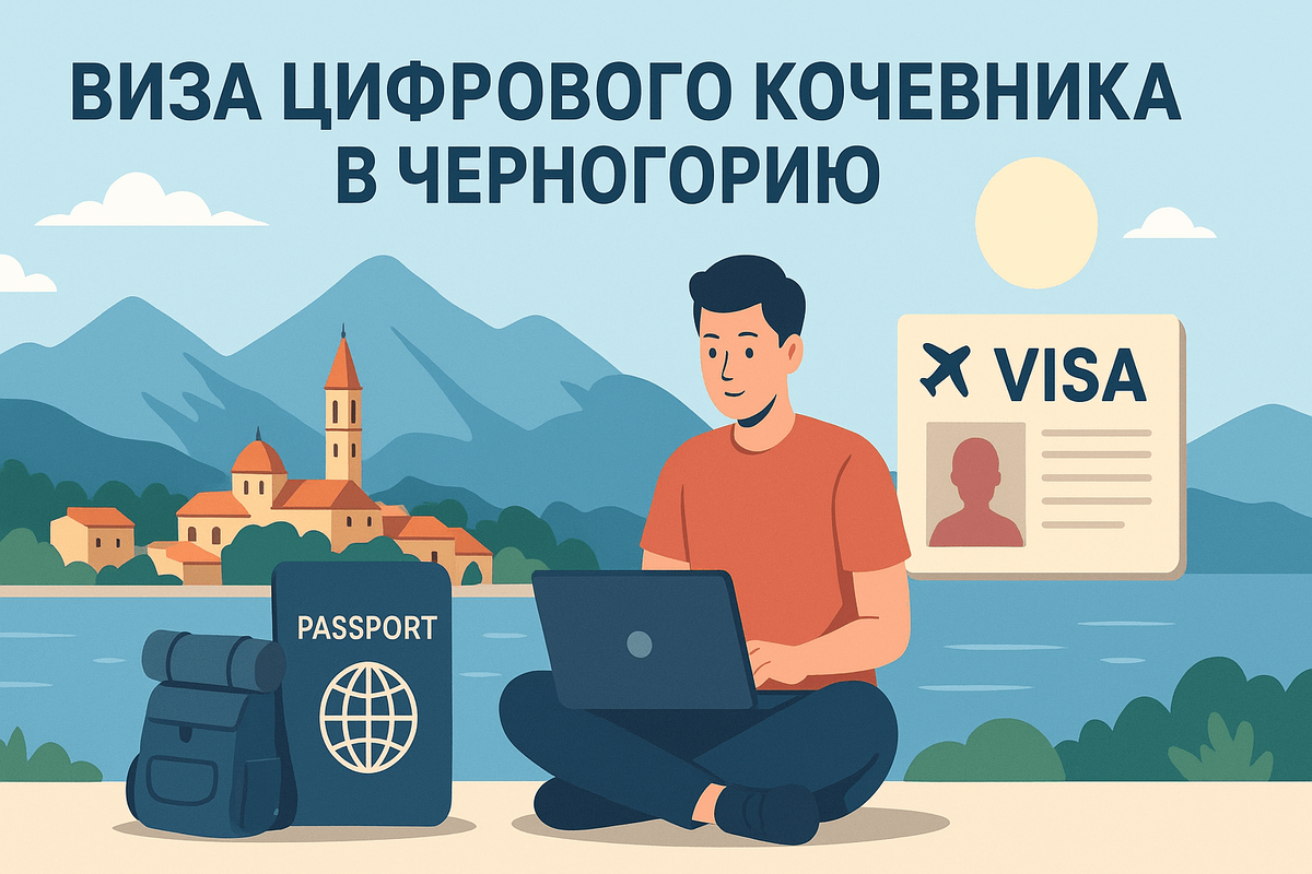 Виза цифрового кочевника в Черногорию 2026: доход, документы, сроки и подача заявки