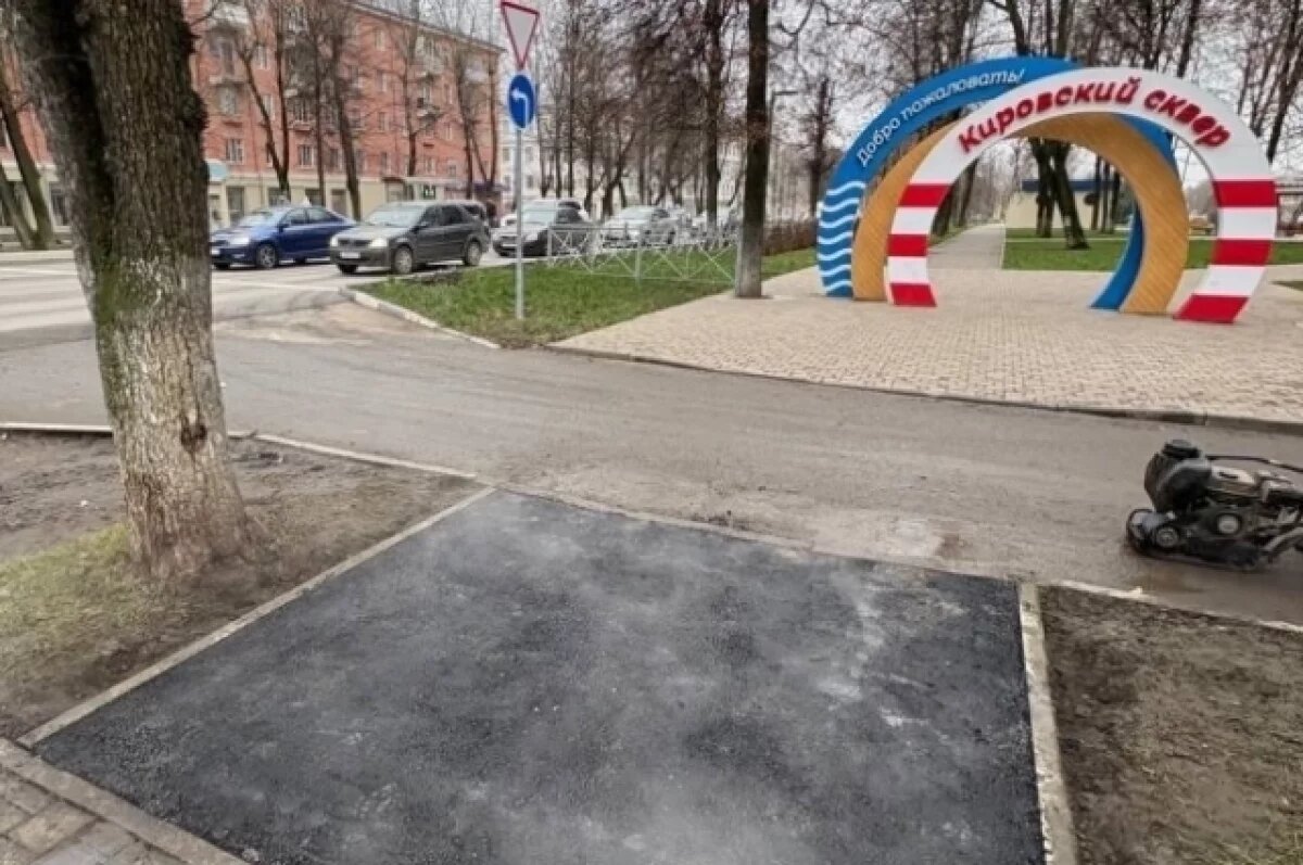    В Туле рабочие провели дорожный ремонт более чем 2 тыс. квадратных метрах