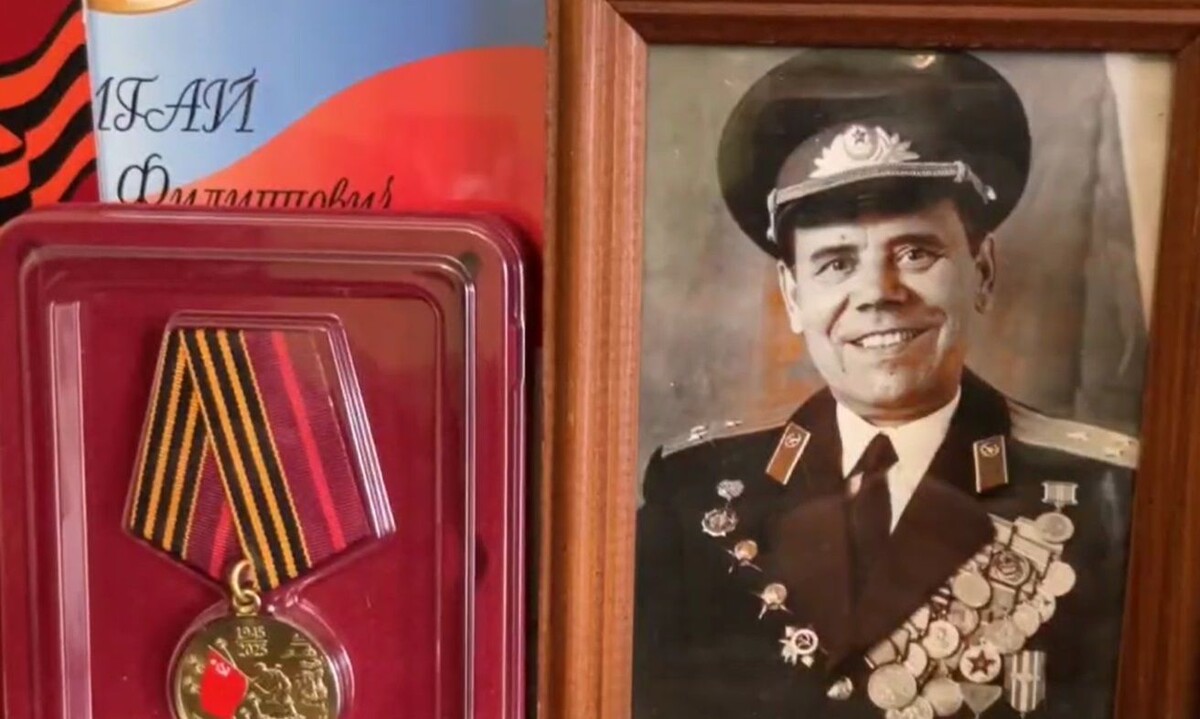    Ветеран Великой Отечественной войны Василий Дыгай