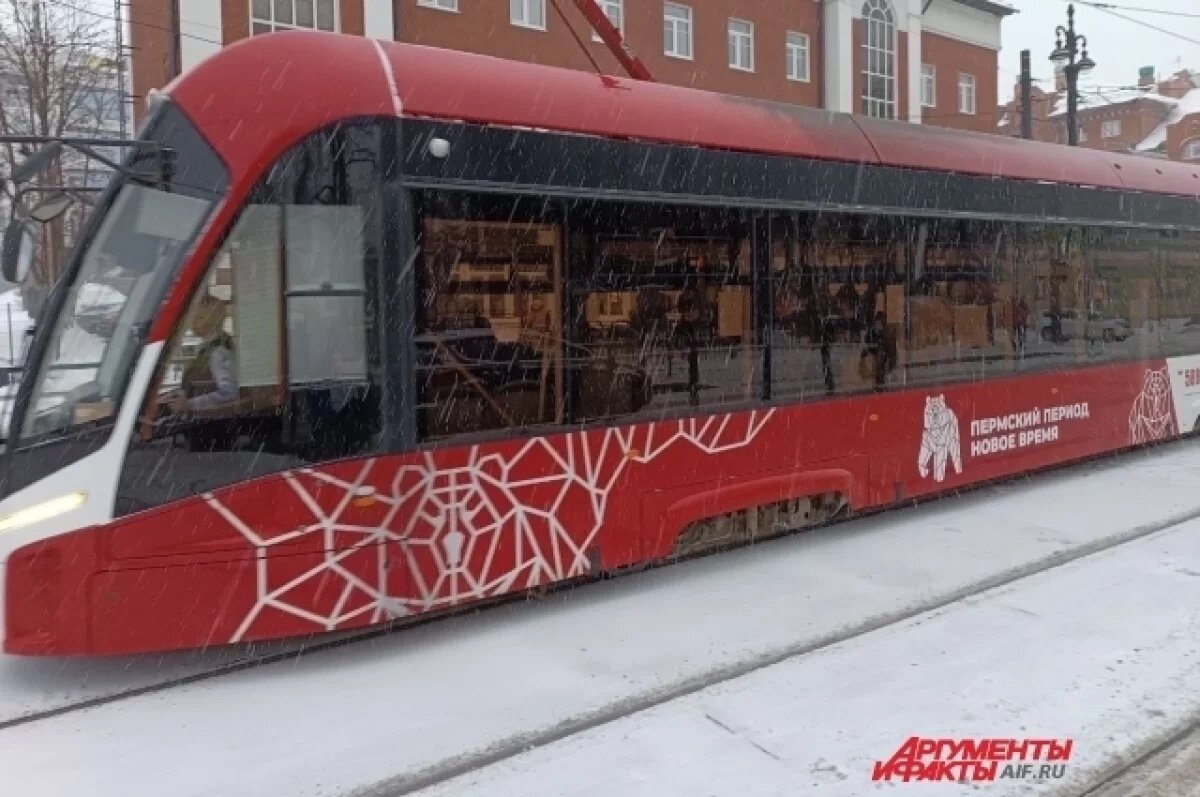    Названа причина массового затора трамваев на улице Ленина в Перми