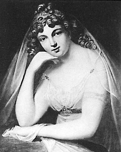 Портрет Настасьи Минкиной. Неизвестный художник.