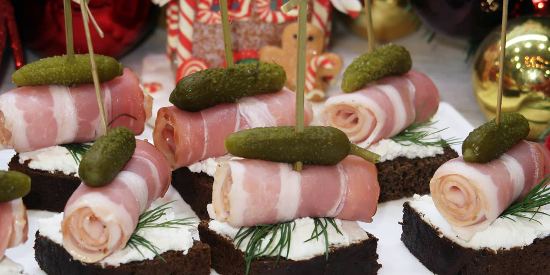 Как сделать вкусные канапе с беконом за 5 минут