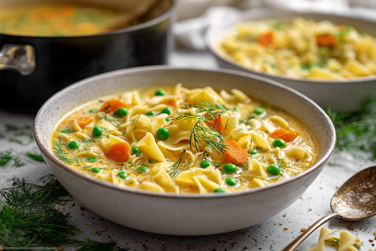    Разливайте горячим, можно посыпать сверху ещё немного укропа