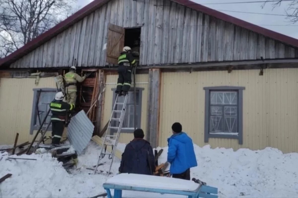    Ликвидирован пожар в психиатрической больнице на Сахалине