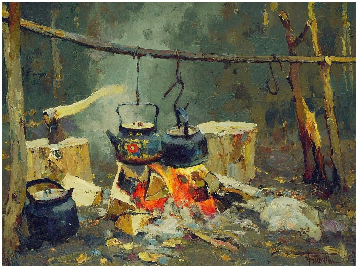 " Чайники" Художник Юрий Васендин.