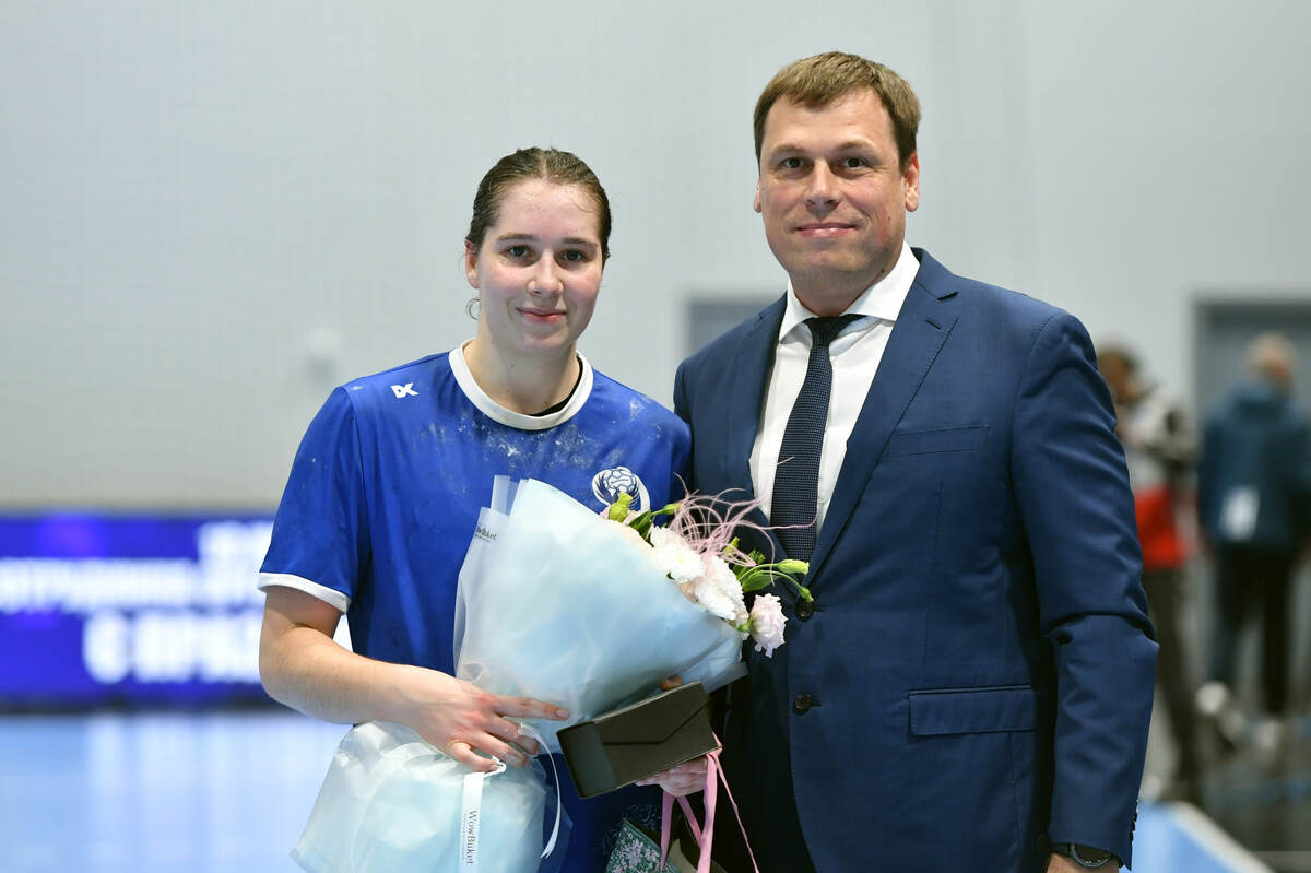    Лучшая гандболистка ноября в Суперлиге по версии БЦ Алина Загороднева