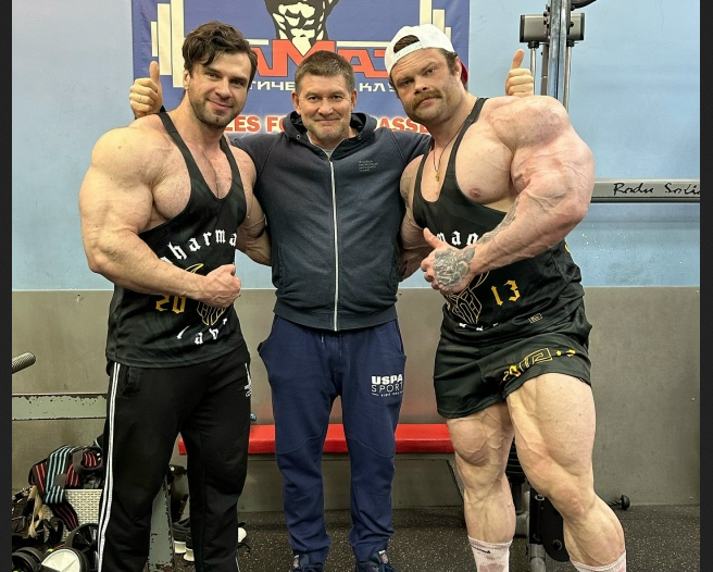 Прокофьев (посередине) и Данилов (справа).