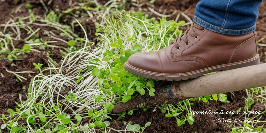 Не перекапывайте сидераты, вы не только делайте лишнюю работу, но и можете навредить почве