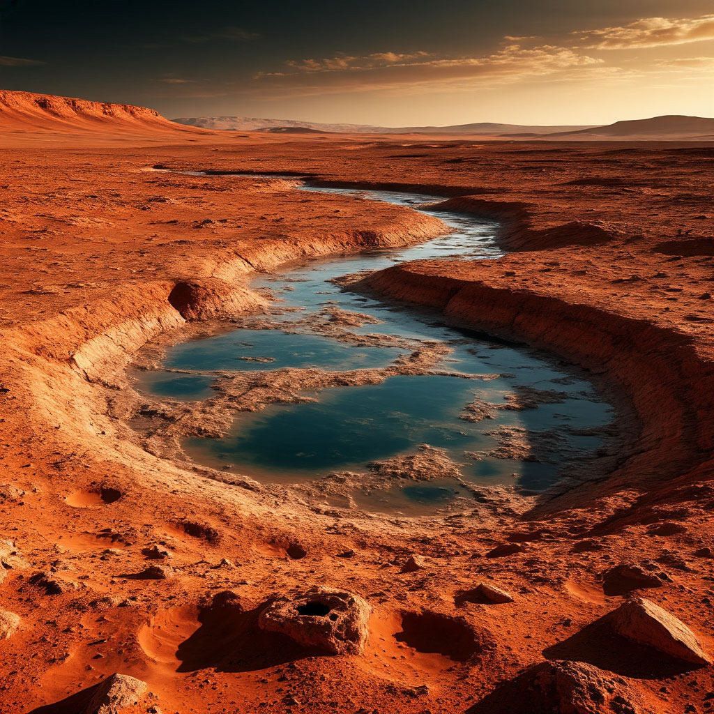 Вероятно, Марс в древности выглядел так