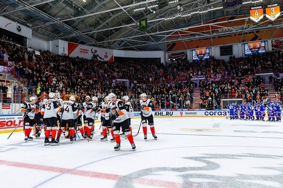    «Амур» прервал серию поражений. Фото: ХК «Амур»