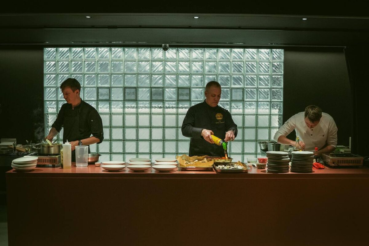 Дмитрий Кишов, Роман Семенов и Александр Русаков