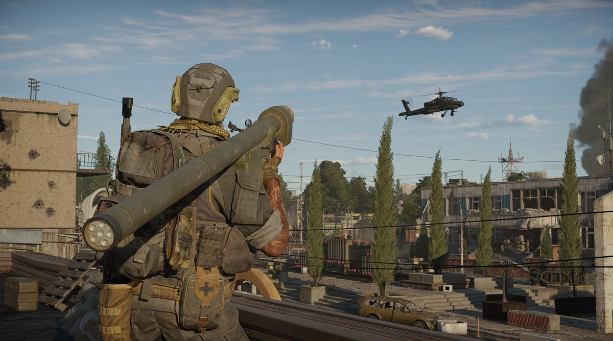 Немного напоминает Arma 3