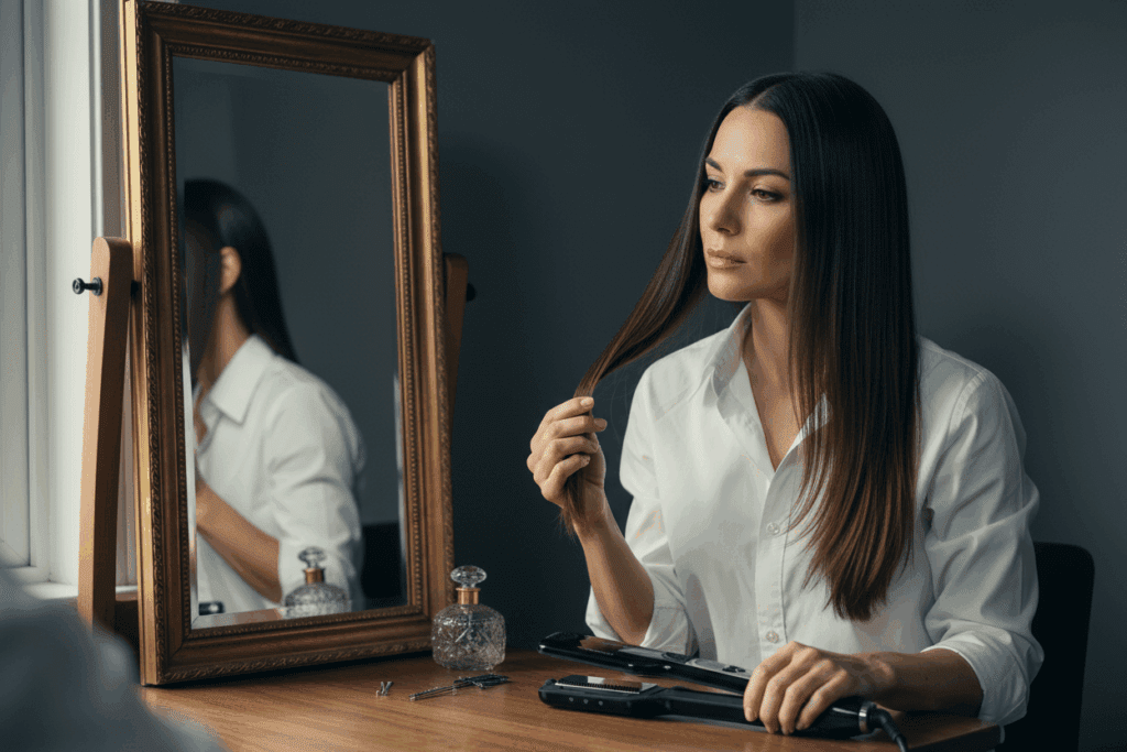    Как выпрямить волосы без заломов: 5 вредных советов, которые нанесут удар по вашему стилю TELZEN