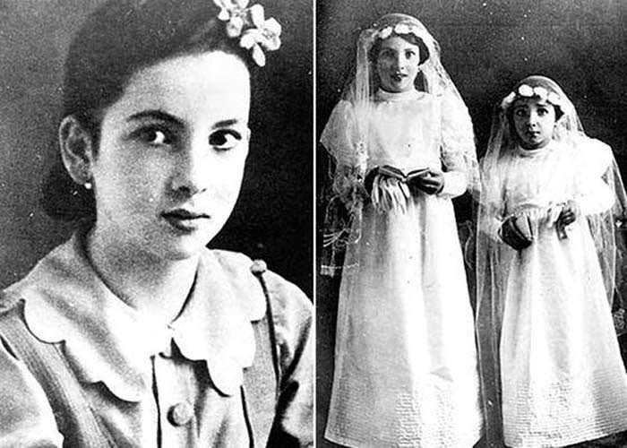 Джина Лоллобриджида в детстве 