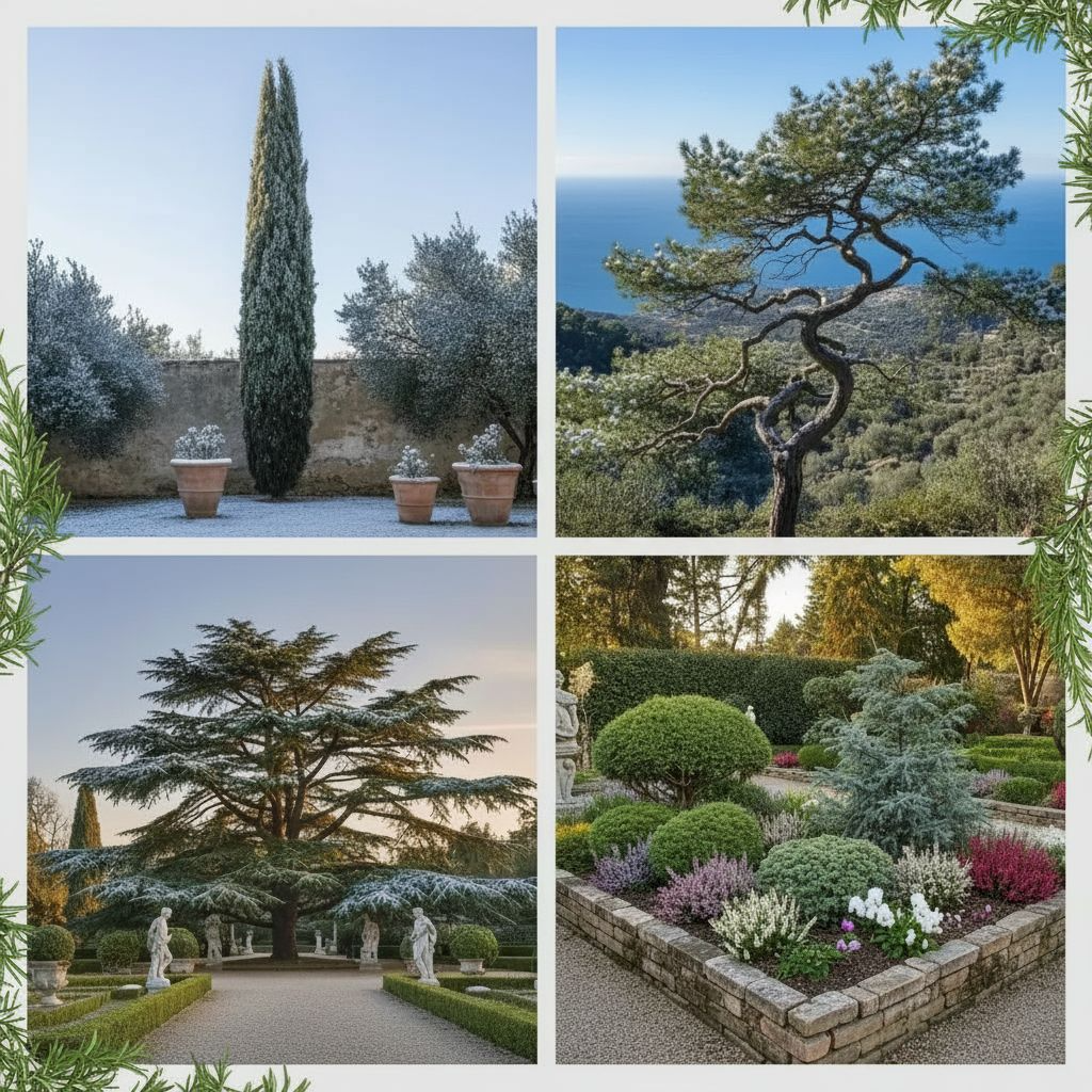 Хвойные в южном саду