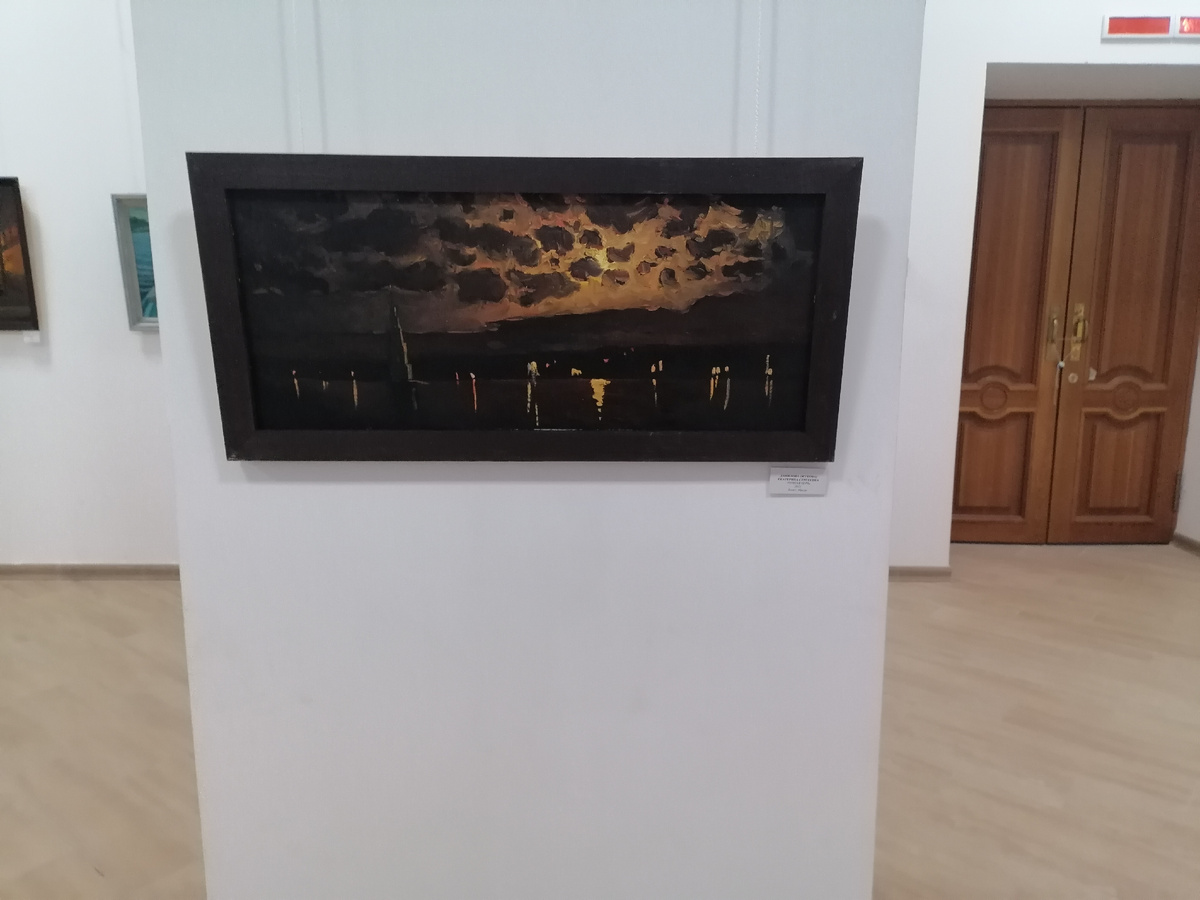 Данилова (Жукова) Екатерина Сергеевна. Лунная ночь. 2023. Холст, масло