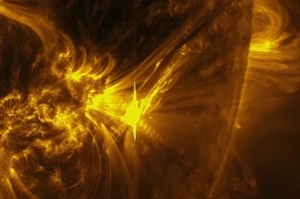    Сильнейшая вспышка класса Х зафиксирована на Солнце