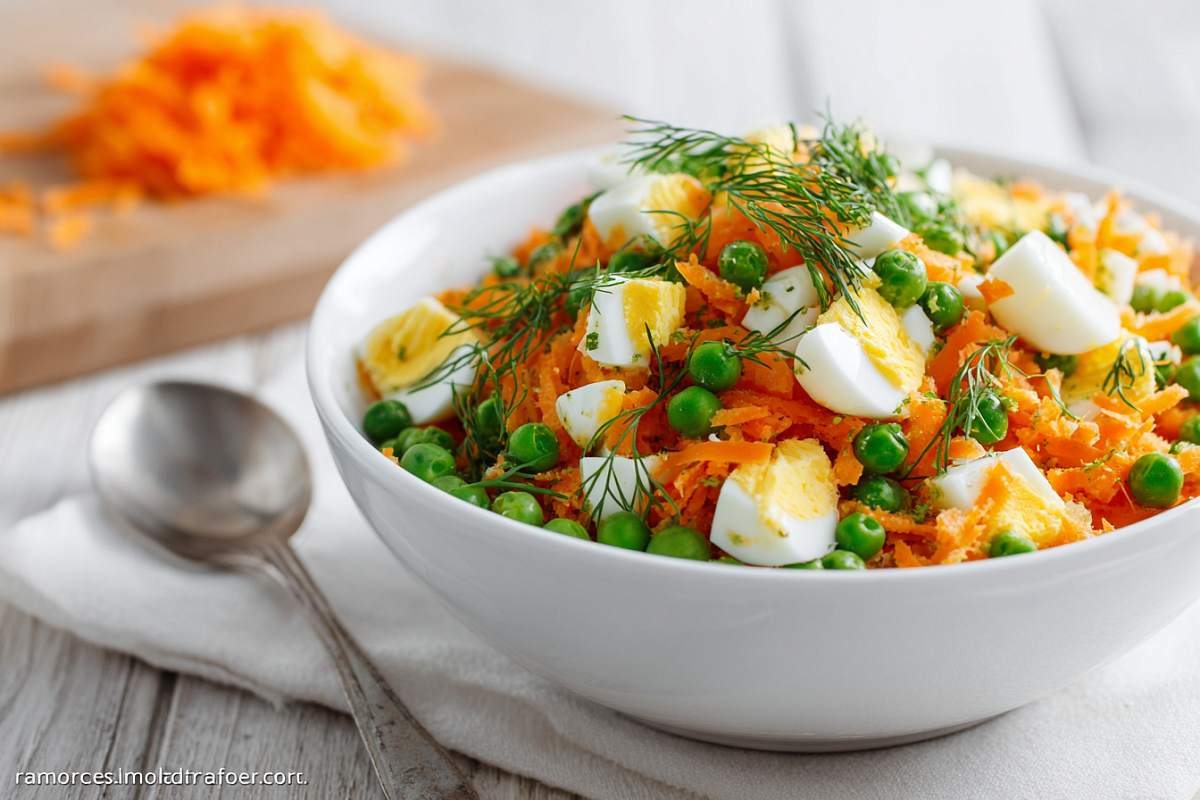    Морковка отдаст сок, и салат станет ещё сочнее