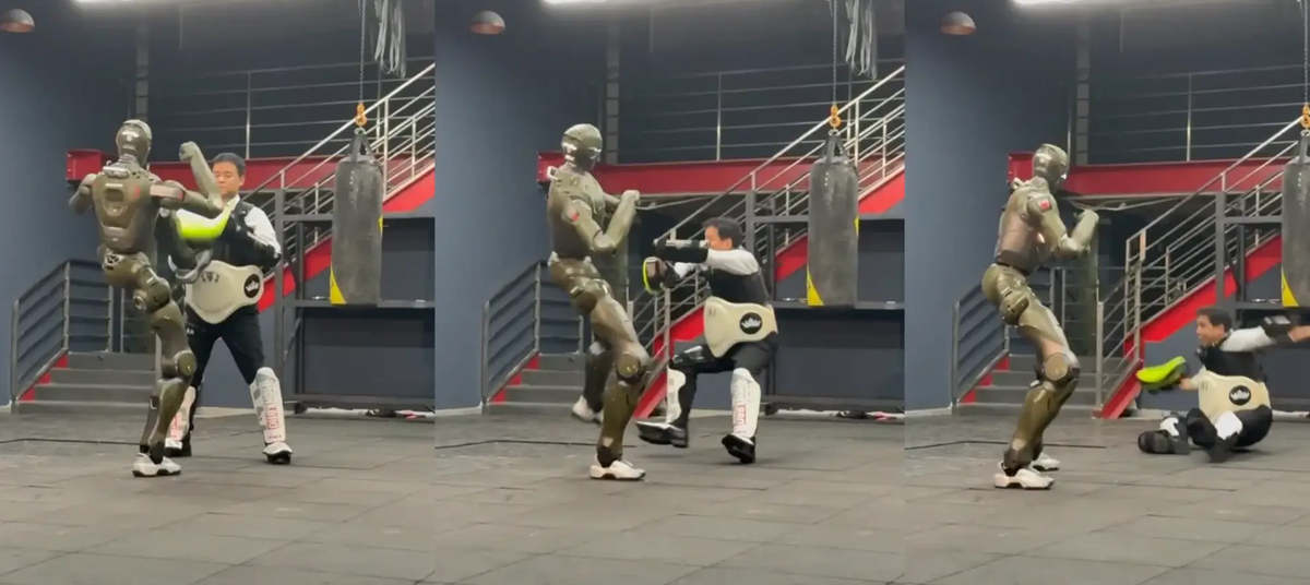 Кадры из видео EngineAI  📷
