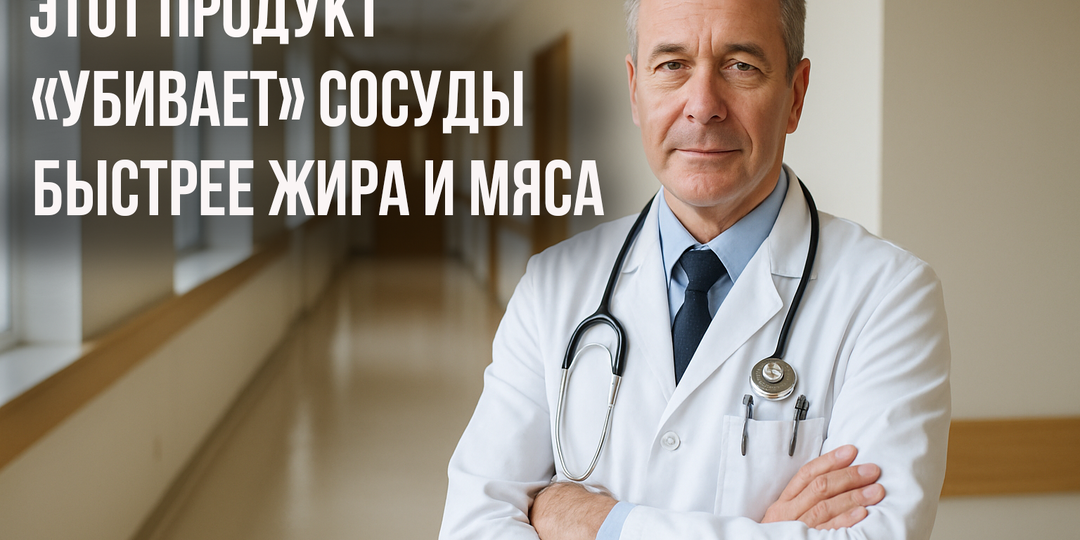 96-летний хирург предупреждает: этот «убийца» сосудов опаснее жира и мяса