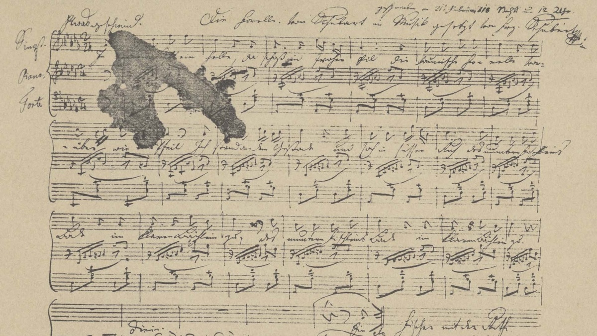  Первая страница авторской копии "Форели".