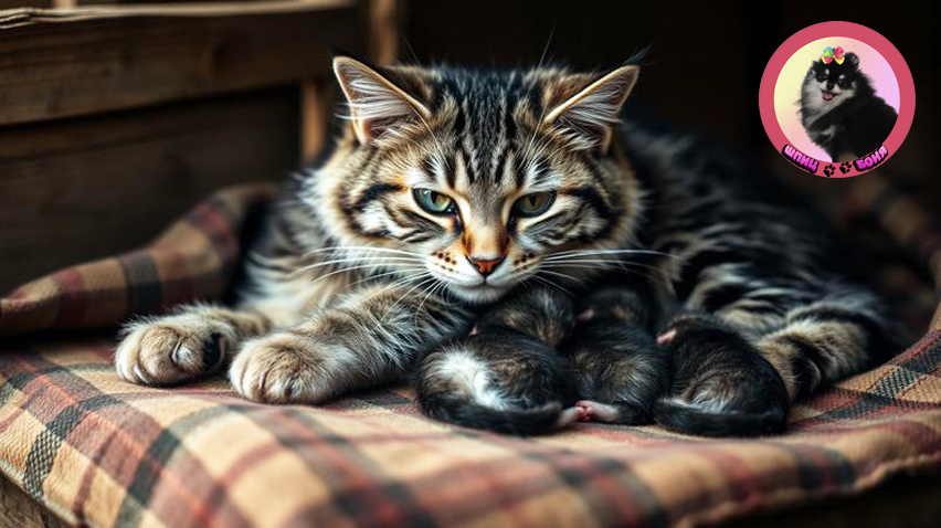 кошка родила котят