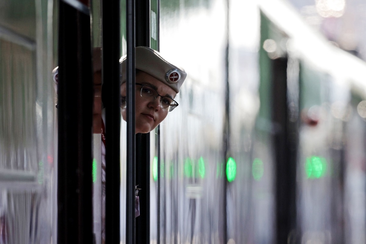 Фото © Анастасия Романова / Абзац / Белорусский вокзал в Москве