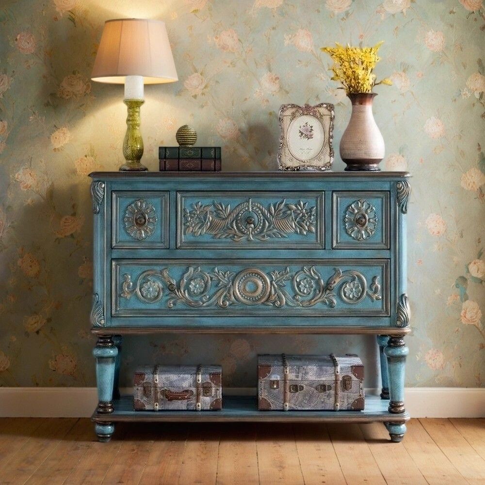 Консоль Cilan 123, ретро синий