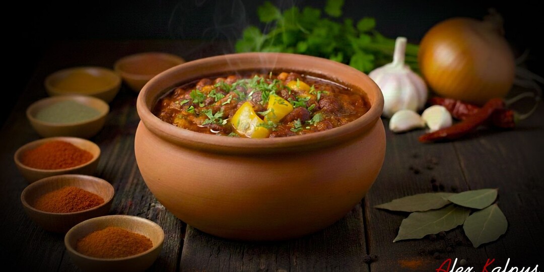 Грузинское лобио с помидорам - от летней свежести к зимней сытности