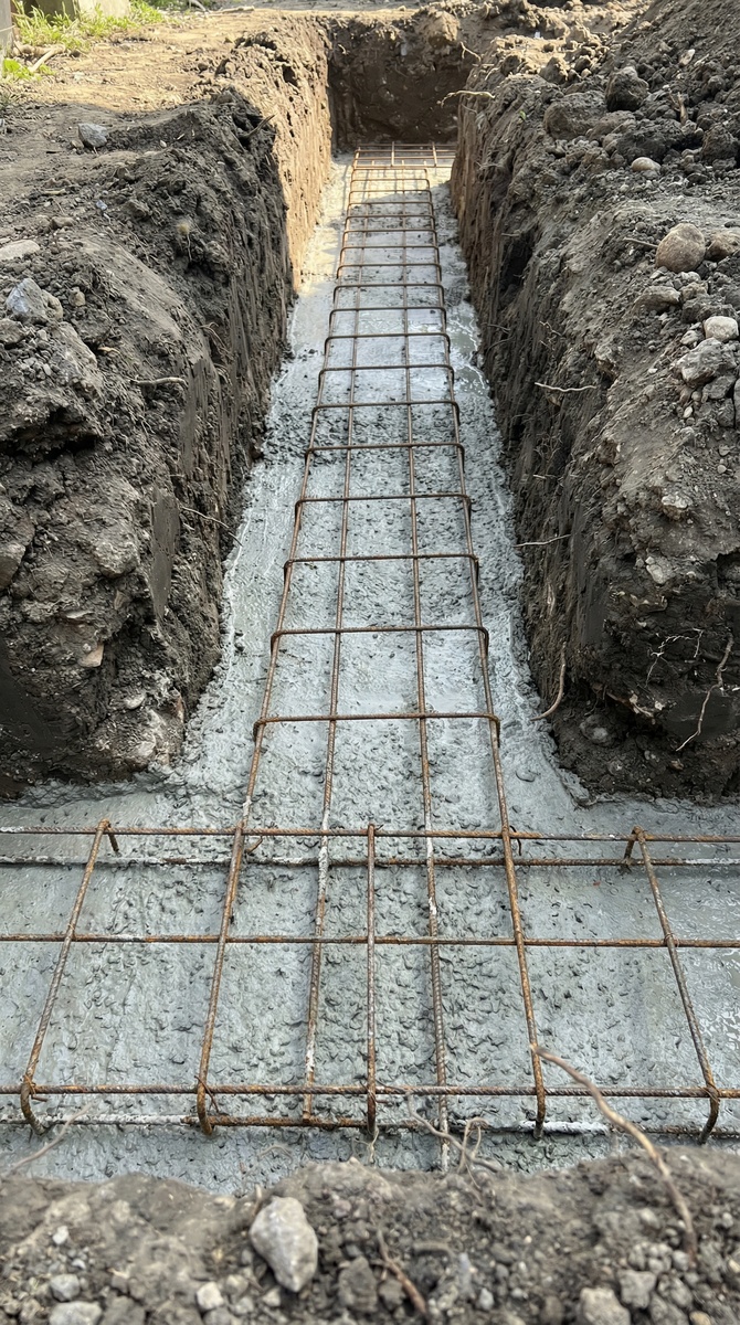 Ленточный фундамент