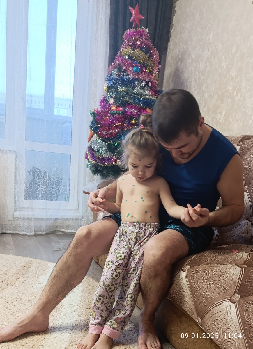 Папа и Элинка ❤️