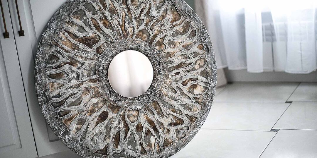 Видео мастер-класс «Данакиль», декор зеркала своими руками