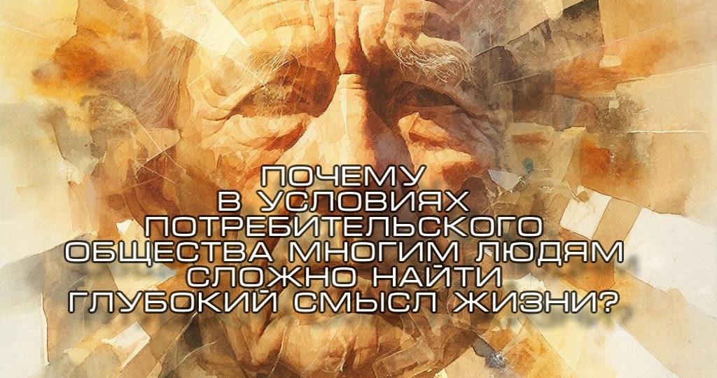 Почему многим людям сложно найти смысл жизни, или Система, построенная на противоречиях современного капитализма, больна