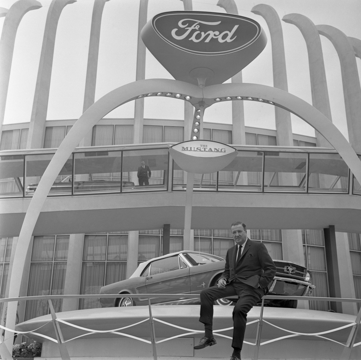 Генри Форд II на выставке 1964г.