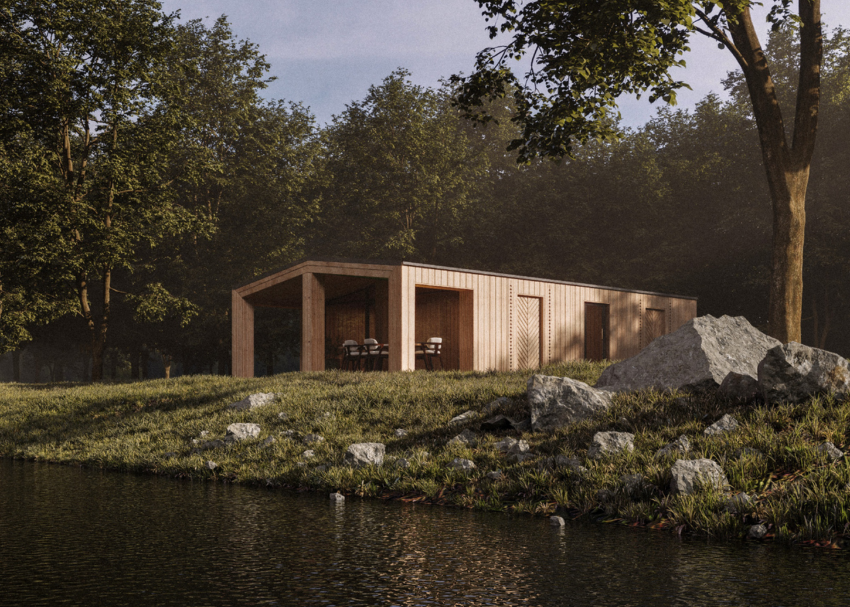 Модульный дом BEAR HOUSE 77 м²