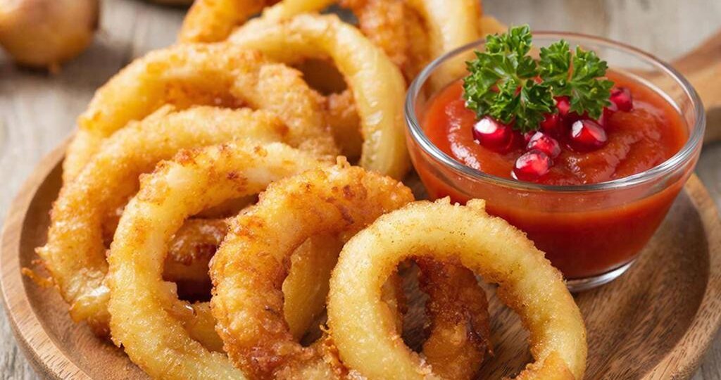 Луковые кольца в пивном кляре