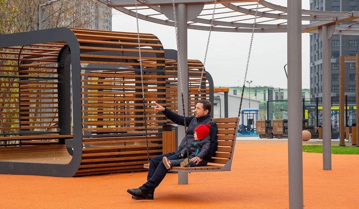     Детская площадка. Источник: mos ru Автор фото: Пресс-служба Мэра и Правительства Москвы