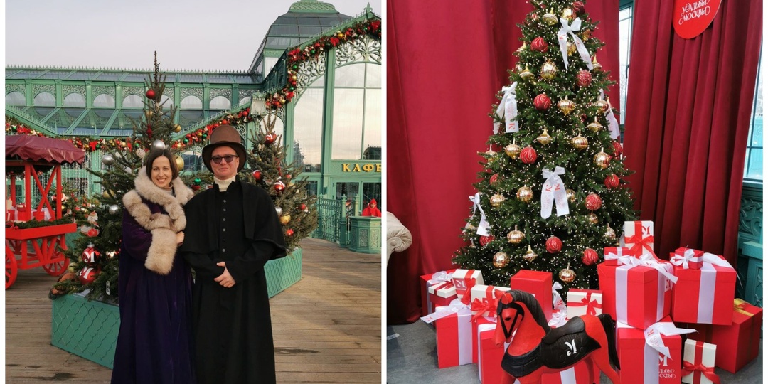 Обзор новогодней площадки в Коломенском