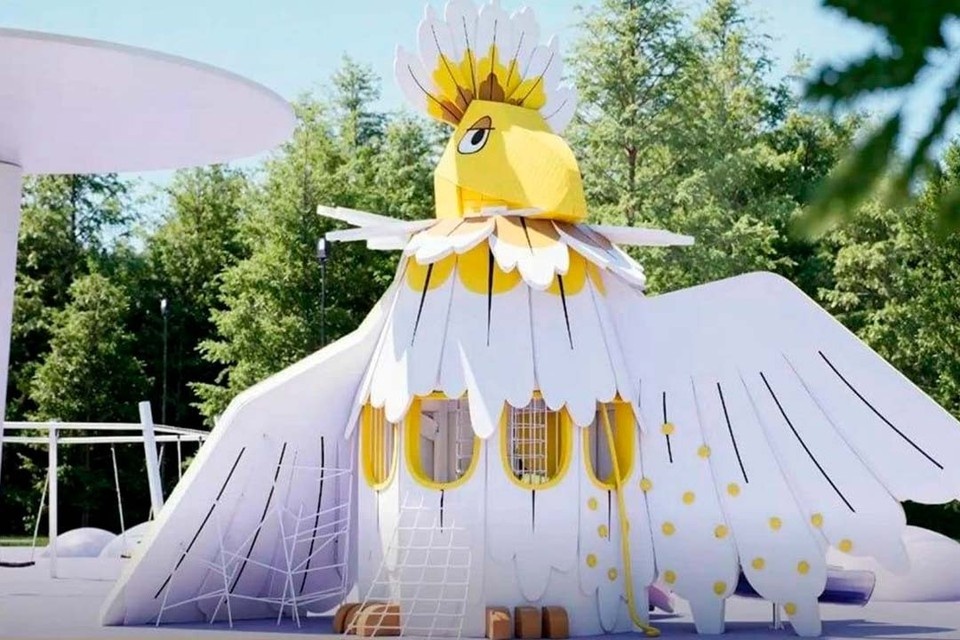    Вот такую игровую площадку установят в Московском районе. Фото: ГАТИ