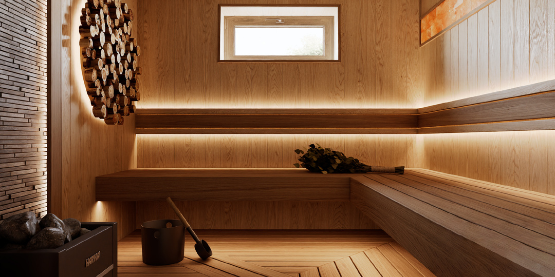 Как объединить стили в дизайне сауны?