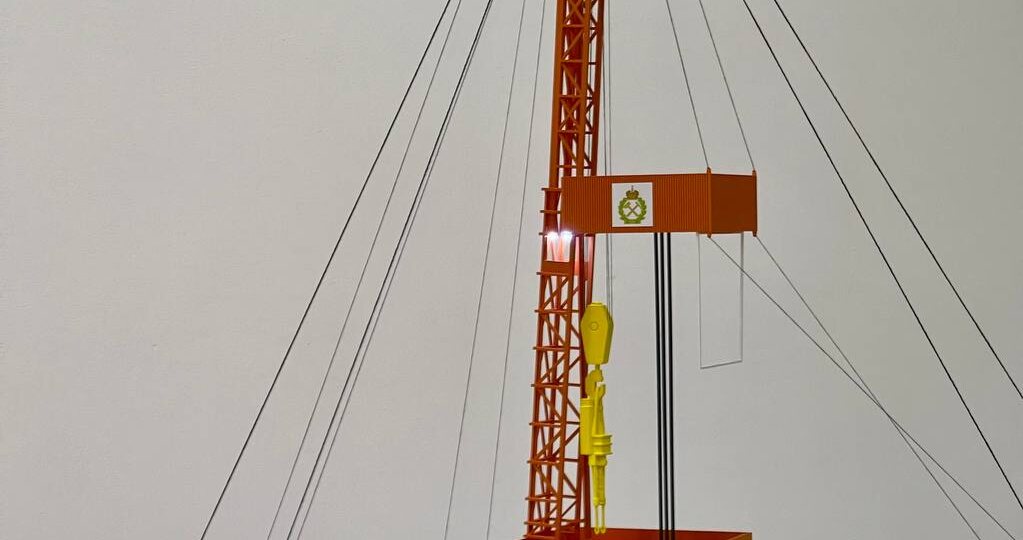 Устали от диорам?) Сделаем перерыв! Макет буровой установки в масштабе 1/50 - частичный повтор макета, который мы делали 5 лет назад