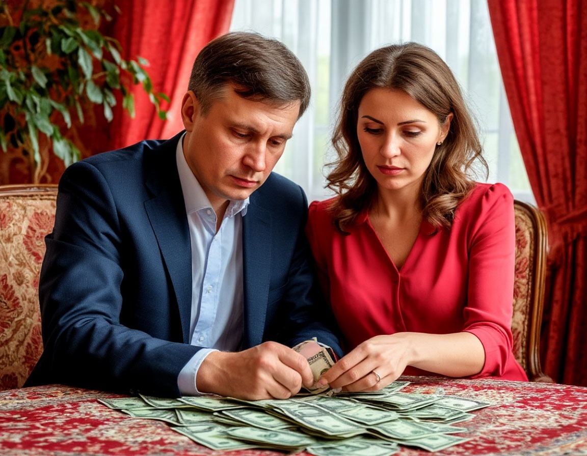 Супруг может остаться без денег.