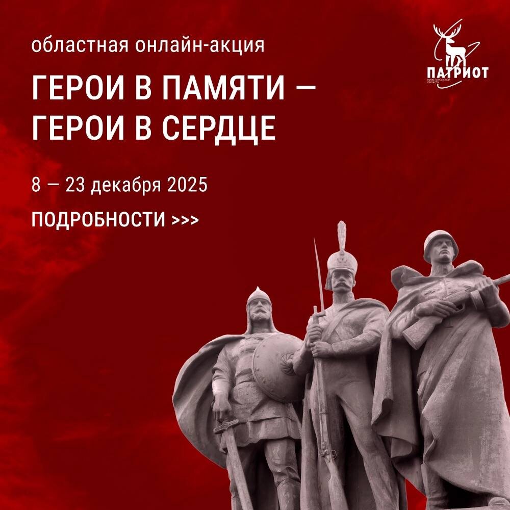    В Нижегородской области стартовала акция ко Дню Героев Отечества