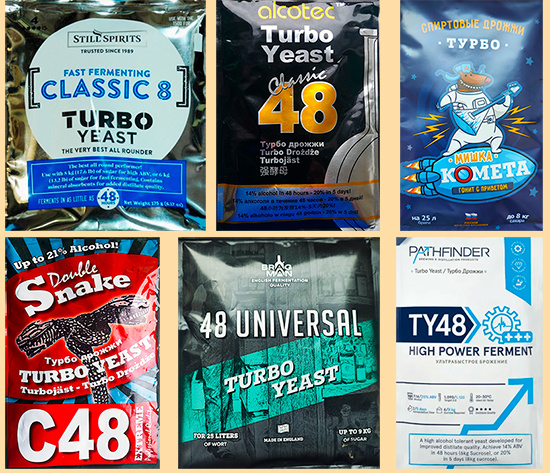 Самые хорошие дрожжи для браги из сахара, чтобы быстро бродили и качественно.