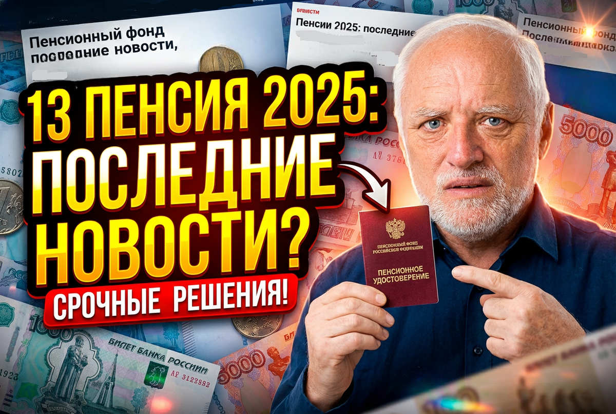 13 пенсия последние новости