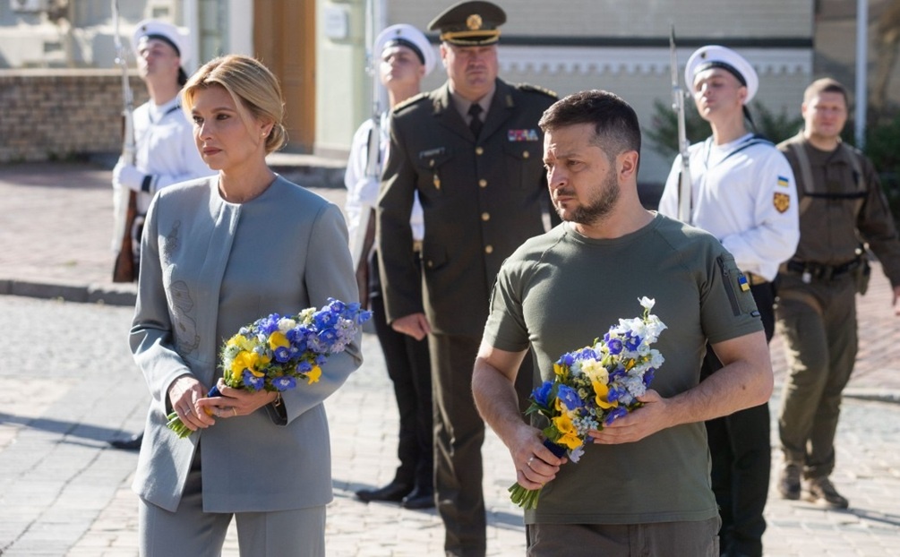    Елена и Владимир Зеленские. Фото: официальный сайт президента Украины